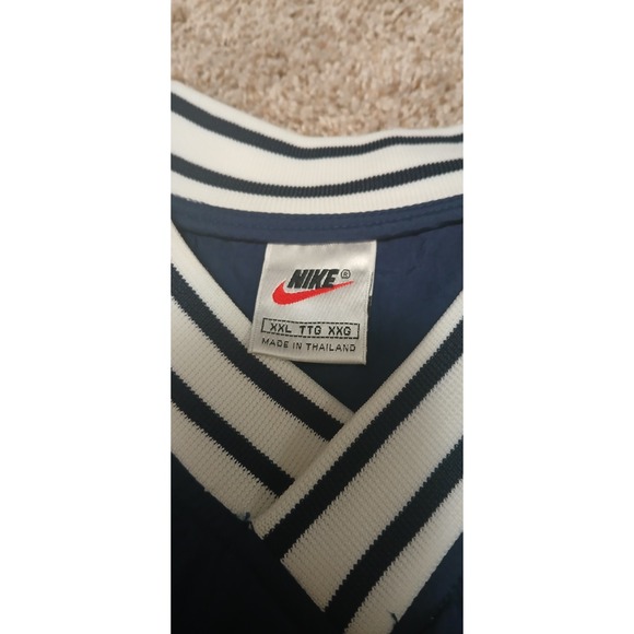 90's Vintage Nike Blue Windbreaker Jacket Size XXL - Picture 6 of 9
